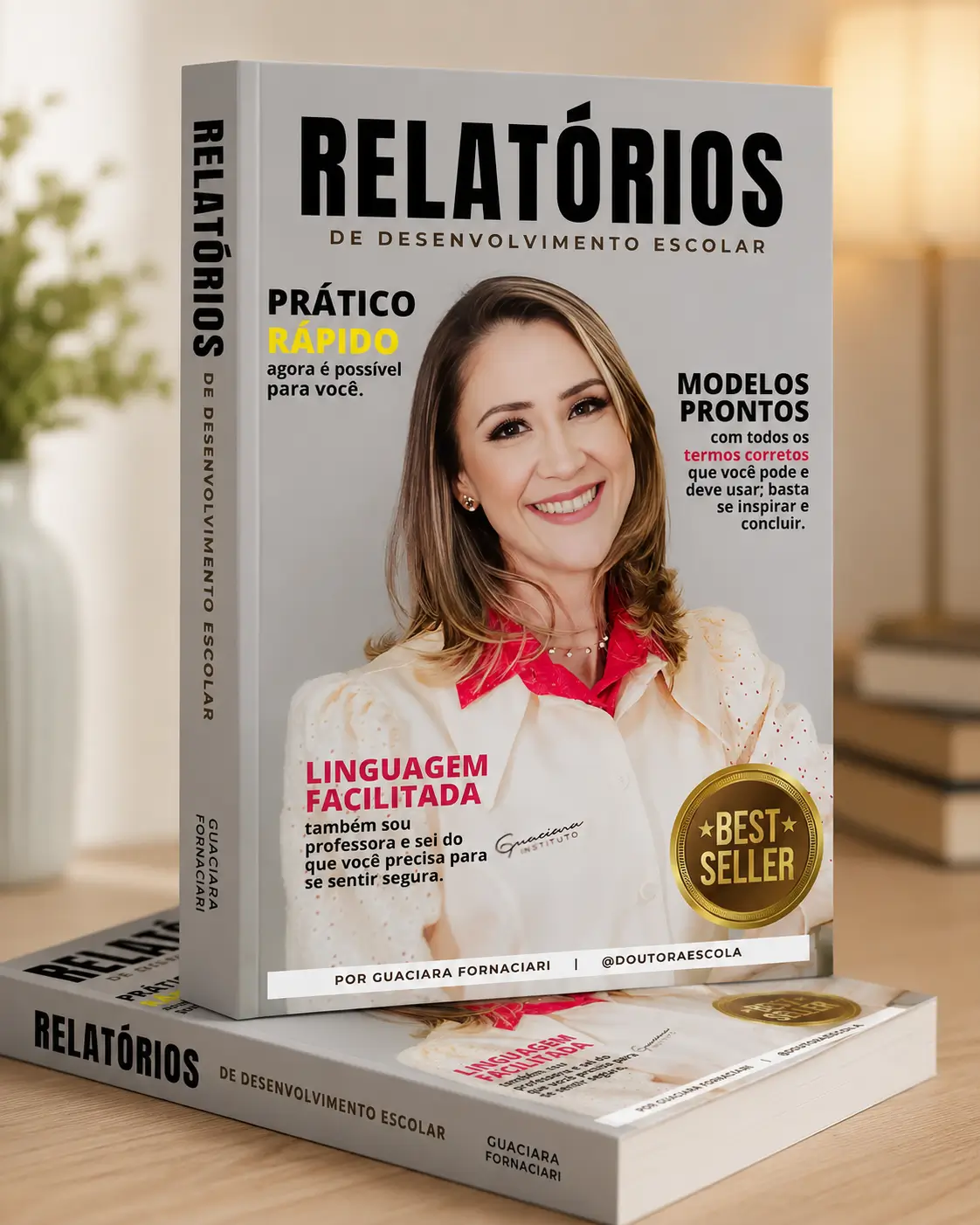 Livro Relatórios de Desenvolvimento Escolar — 40+ Modelos Prontos